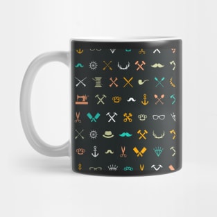 Hipster Seamless Pattern Mug